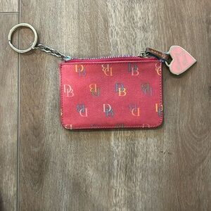 Dooney & Bourke Coin Purse with Keychain